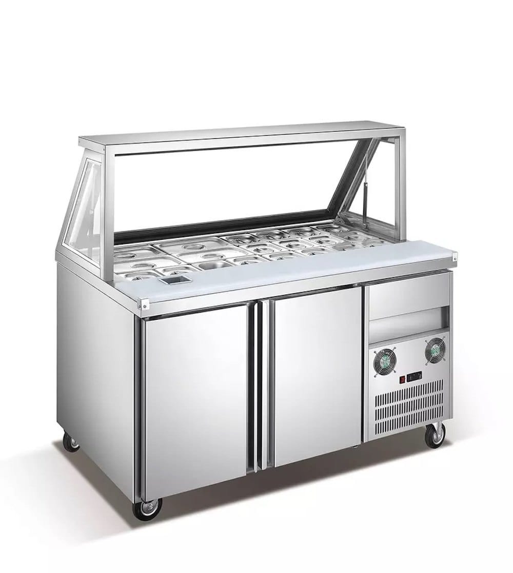 Refrigerated Salad Prep Counter