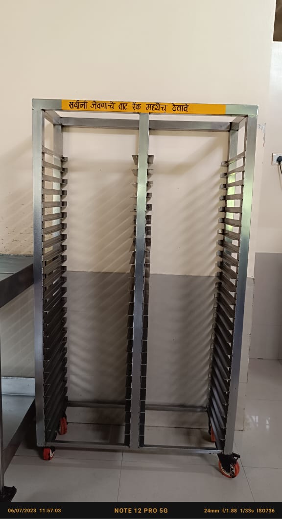 Multi-Tier Baking Tray Rack Trolley