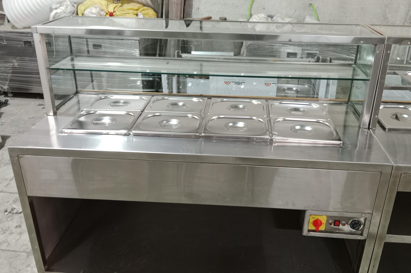 8-Pan Bain Marie Counter
